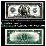 1923 $5 Large Size Silver Certificate "Porthole No