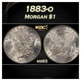 1883-o Morgan Dollar $1 Grades ms63