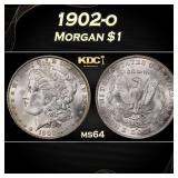 1902-o Morgan Dollar $1 Grades ms64