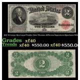 1917 $2 Large Size Legal Tender Note Thomas Jeffer