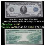 1914 $10 Large Size Blue Seal Federal Reserve Note