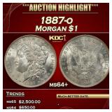 1887-o Morgan Dollar $1 ms64+ SEGS
