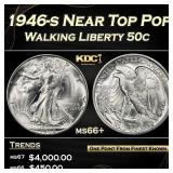 1946-s Walking Liberty Half Dollar Near Top Pop 50