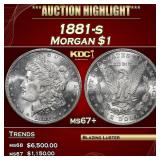 1881-s Morgan Dollar $1 ms67+ SEGS