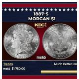 1887-s Morgan Dollar $1 ms65 SEGS