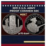 2011-s U.S. Army Proof Modern Commem Half Dollar 5