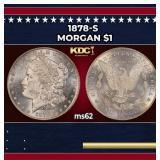 1878-s Morgan Dollar $1 Grades ms62