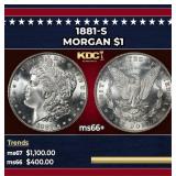 1881-s Morgan Dollar $1 ms66+ SEGS