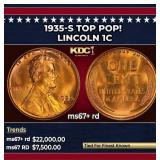 1935-s Lincoln Cent TOP POP! 1c ms67+ rd SEGS