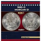 1885-o Morgan Dollar $1 Grades ms64+