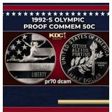 1992-s Olympic Proof Modern Commem Half Dollar 50c