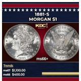 1881-s Morgan Dollar $1 ms66+ SEGS