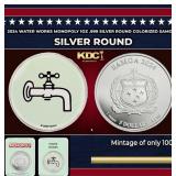 2024 Water Works Monopoly 1oz .999 Silver Round Co
