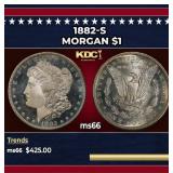 1882-s Morgan Dollar $1 Grades ms66