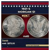 1921-s Morgan Dollar $1 Grades ms65