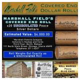 MARSHALL FIELDS RARE UNC BLUE Lvl 20 Coin Peace Ro