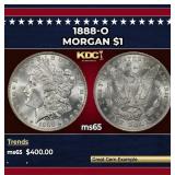 1888-o Morgan Dollar $1 Grades ms65