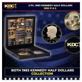 Complete 3 PC. 1983 Kennedy Half Dollar 50c set In
