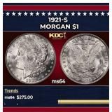 1921-s Morgan Dollar $1 Grades ms64