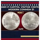 2001-p Capitol Visitor Center Modern Commem Dollar