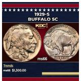 1929-s Buffalo Nickel 5c ms66 SEGS