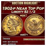 1902-p Gold Liberty Quarter Eagle Near Top Pop $2