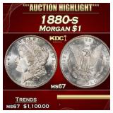 1880-s Morgan Dollar $1 ms67 SEGS