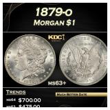 1879-o Morgan Dollar $1 Grades ms63+