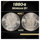 1880-s Morgan Dollar $1 Grades ms62