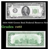 1934 $100 Green Seal Federal Reserve Note Grades S