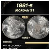 1881-s Morgan Dollar $1 ms66+ SEGS