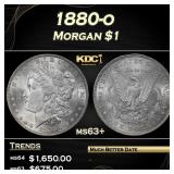 1880-o Morgan Dollar $1 ms63+ SEGS
