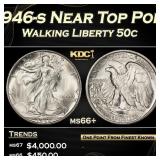 1946-s Walking Liberty Half Dollar Near Top Pop 50