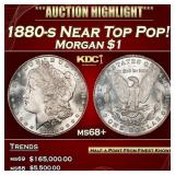 1880-s Morgan Dollar Near Top Pop! $1 ms68+ SEGS