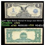 1899 $1 large size Silver Certificate "Black Eagle