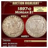 1897-o Morgan Dollar $1 ms62+ USCG