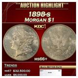 1898-s Morgan Dollar $1 ms66+ SEGS