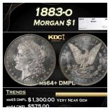 1883-o Morgan Dollar $1 ms64+ DMPL SEGS