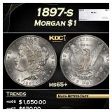 1897-s Morgan Dollar $1 ms65+ SEGS