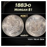 1883-o Morgan Dollar $1 Grades ms64+