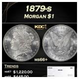 1879-s Morgan Dollar $1 ms66+ SEGS
