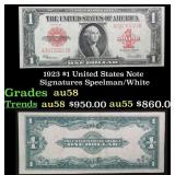1923 Speelman/White $1 United States Note Grades C