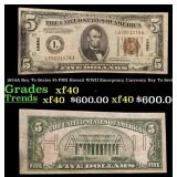 1934A $5 FRN Hawaii WWII Emergency Currency Grades