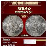 1884-o Morgan Dollar $1 ms66+ SEGS