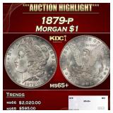 1879-p Morgan Dollar $1 ms65+ SEGS