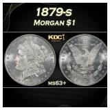 1879-s Morgan Dollar $1 Grades ms63+