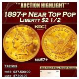 1897-p Gold Liberty Quarter Eagle Near Top Pop $2
