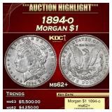 1894-o Morgan Dollar $1 ms62+ USCG
