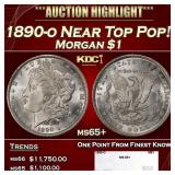 1890-o Morgan Dollar Near Top Pop! $1 ms65+ SEGS