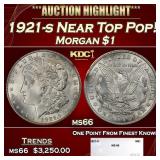 1921-s Morgan Dollar Near Top Pop! $1 ms66 SEGS